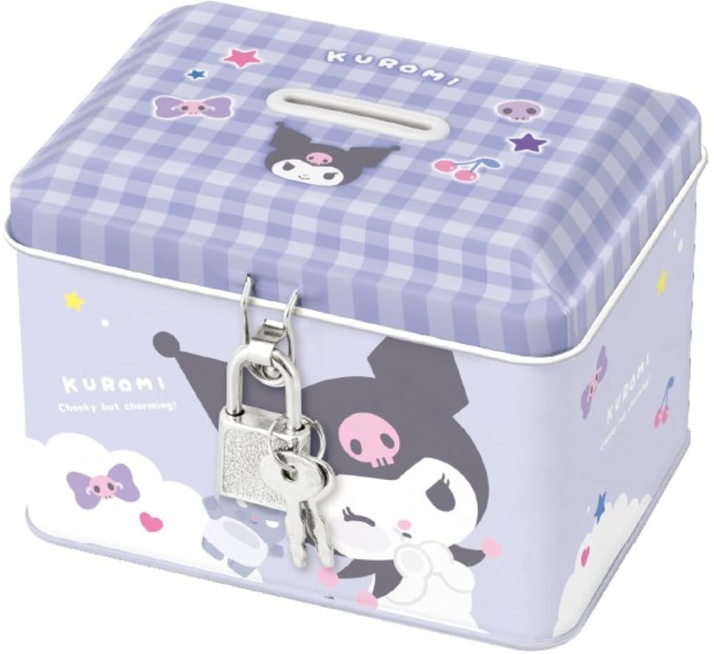 Amazon.co.jp: クラックス カギ付き 缶バンク サンリオキャラクターズ